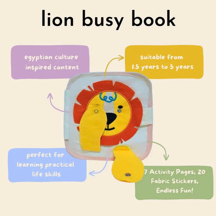 lion busy book