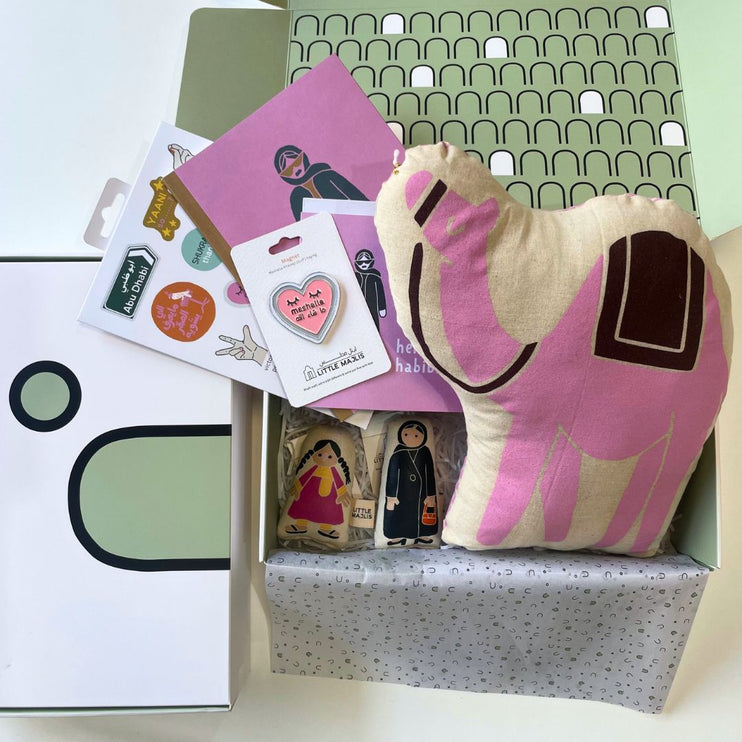 uae themed gift bundle pink girl 