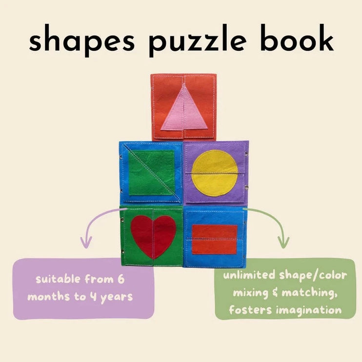 shape puzzle book