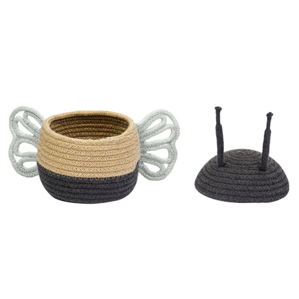 baby bee black and honey colors basket