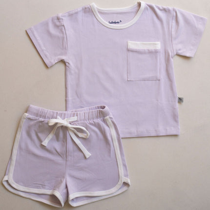 lavender shorts