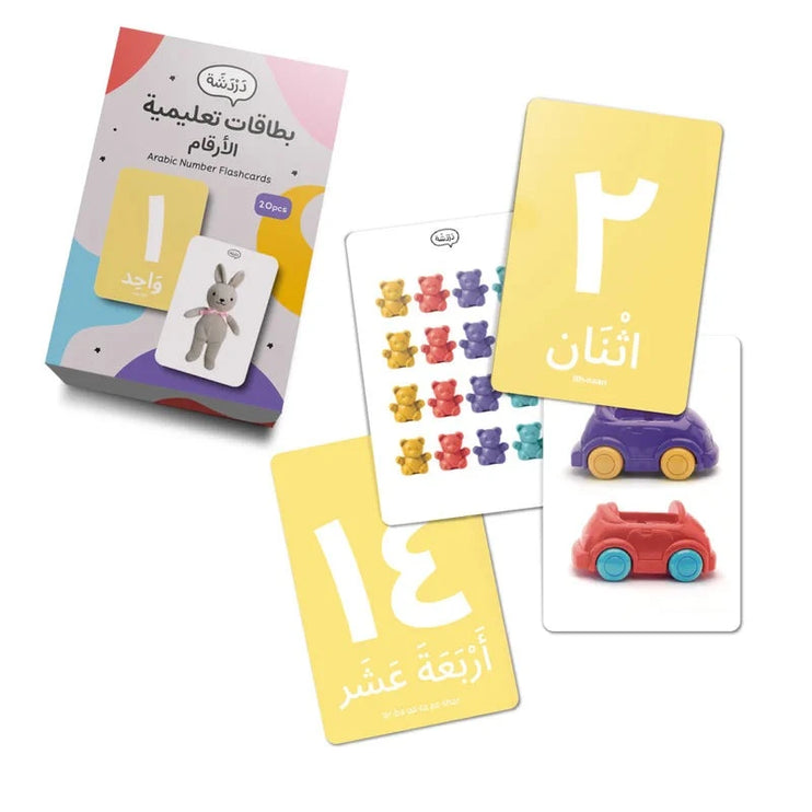 numbers flash cards