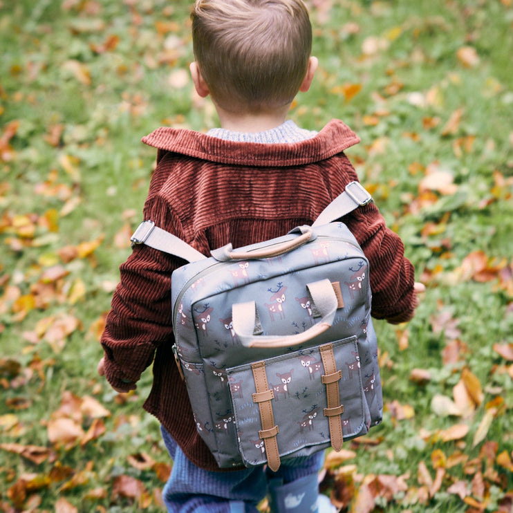 backpack fresk deer olive nursery school kids