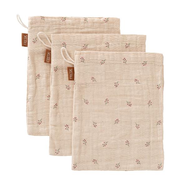 berries wash cloth set