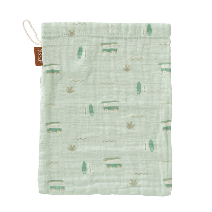 wash cloth in surf boy print