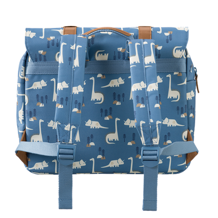 blue school satchel