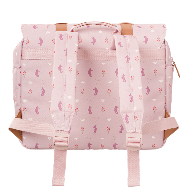 pink school satchel