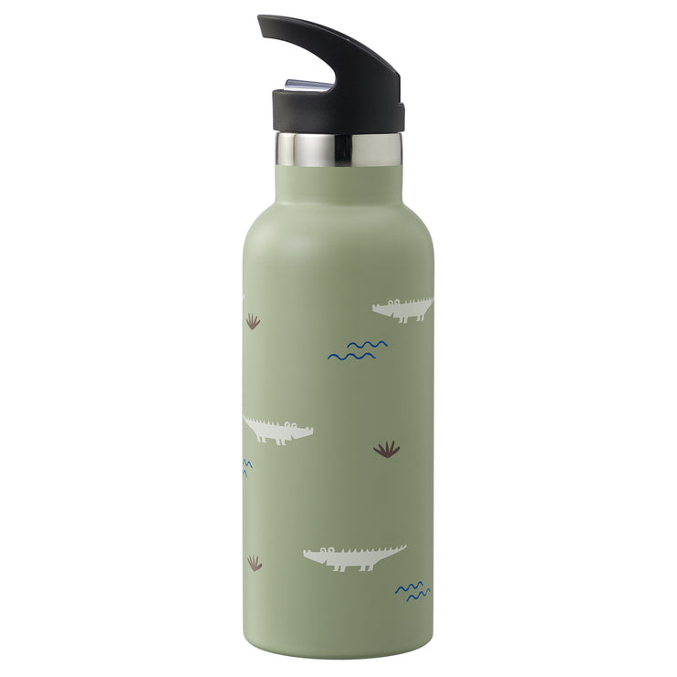 green insulated bottle