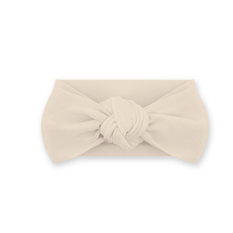 caffe latte knot headband babies bamboo