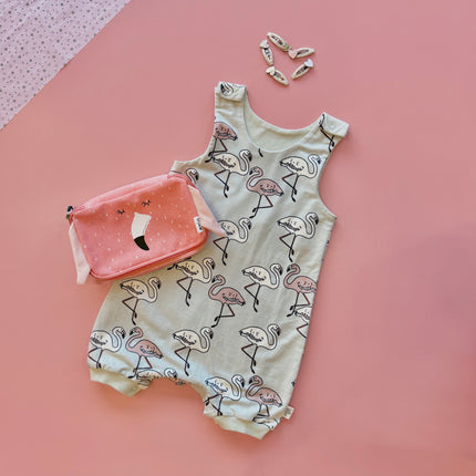 flamingo romper gift box kids 