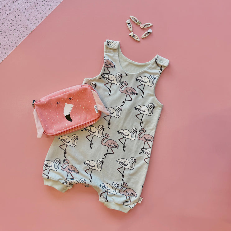 flamingo romper gift box kids 