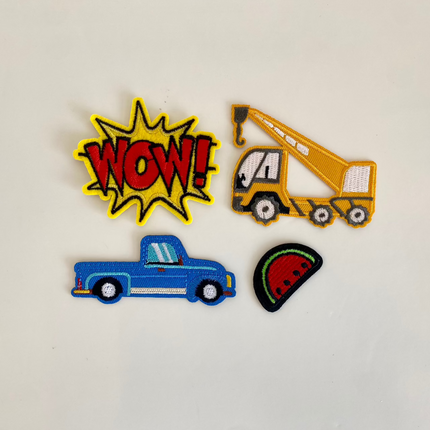 car iron on patches