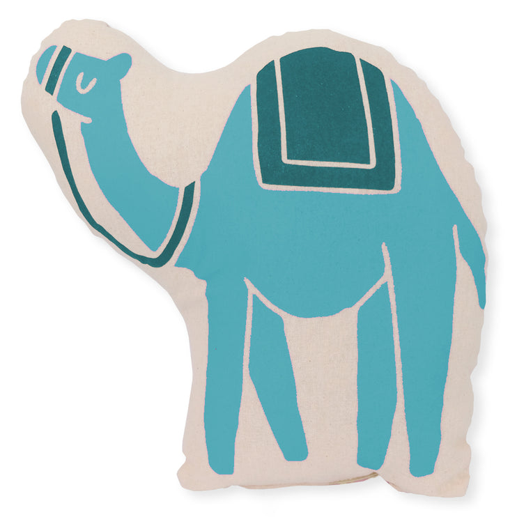 Character Cushion - Blue Bedouin Camel