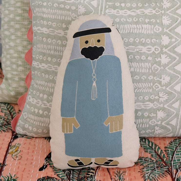 Character Cushion - Khaleeji Kandoora Man