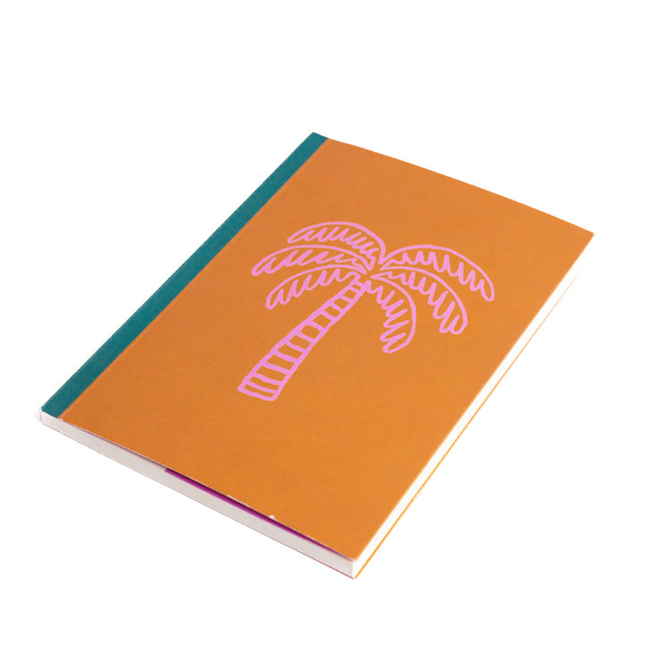 A5 Notebook Gatefold - Palm Tree