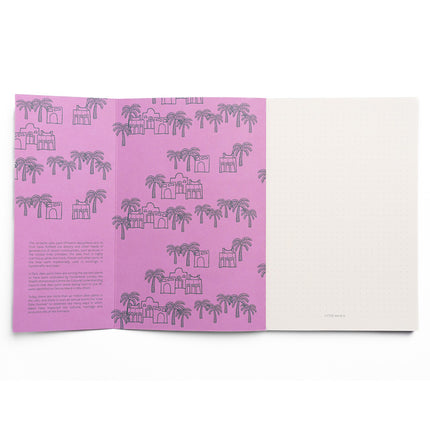 A5 Notebook Gatefold - Palm Tree