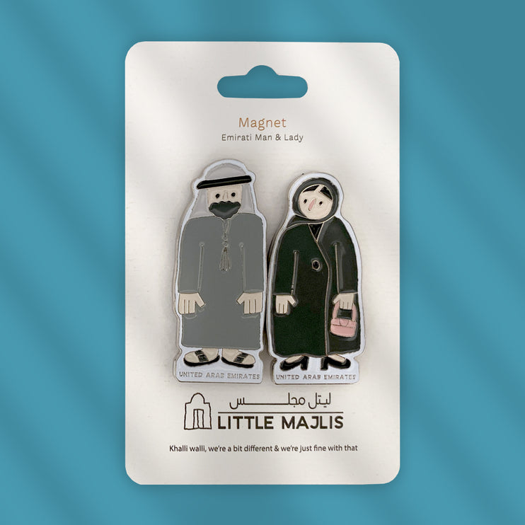 Magnet Set - Emirati Man and Lady