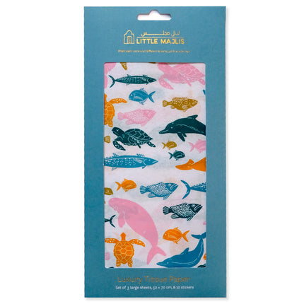 Gift Wrapping Paper - Arabian Gulf Sea Creatures