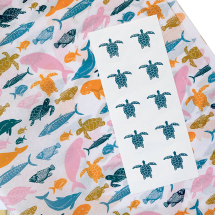 Gift Wrapping Paper - Arabian Gulf Sea Creatures