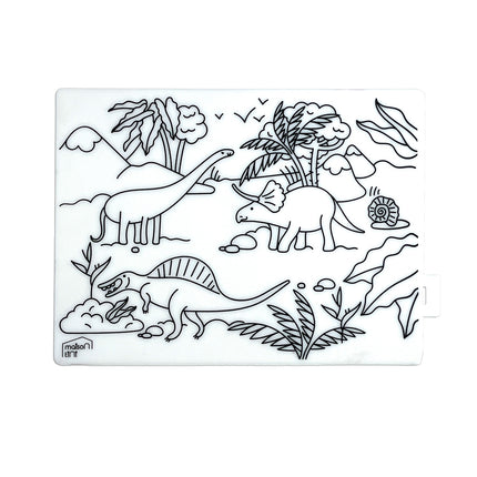 Mini Coloring Placemat - Dinosaurs