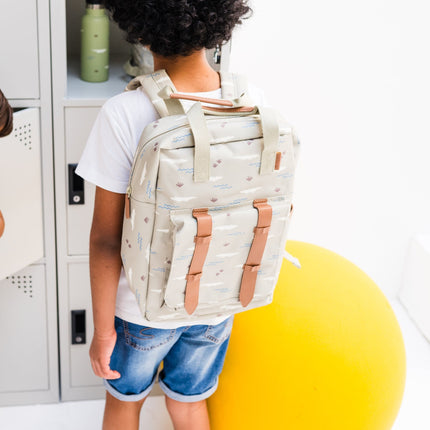 back to school crocodile backpack and pencil case bundle