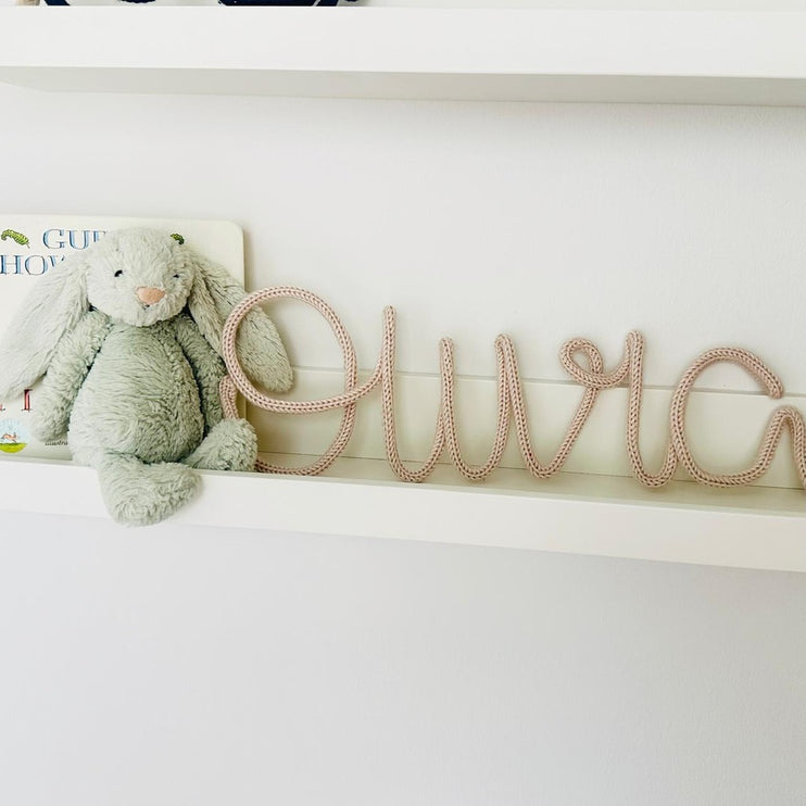 personalized wire word for wall decoration 