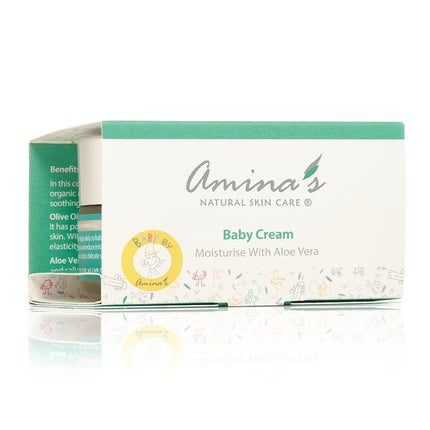 moisturiser aloe vera amina's skincare organic kids