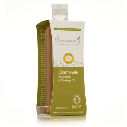 chamomile baby bath and massage oil organic 