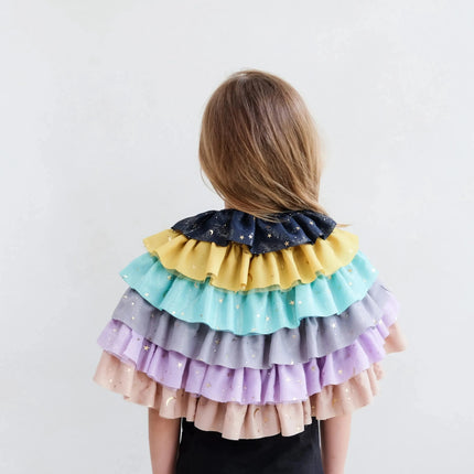 ruffled cape