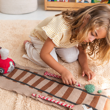 train rail soft toy 