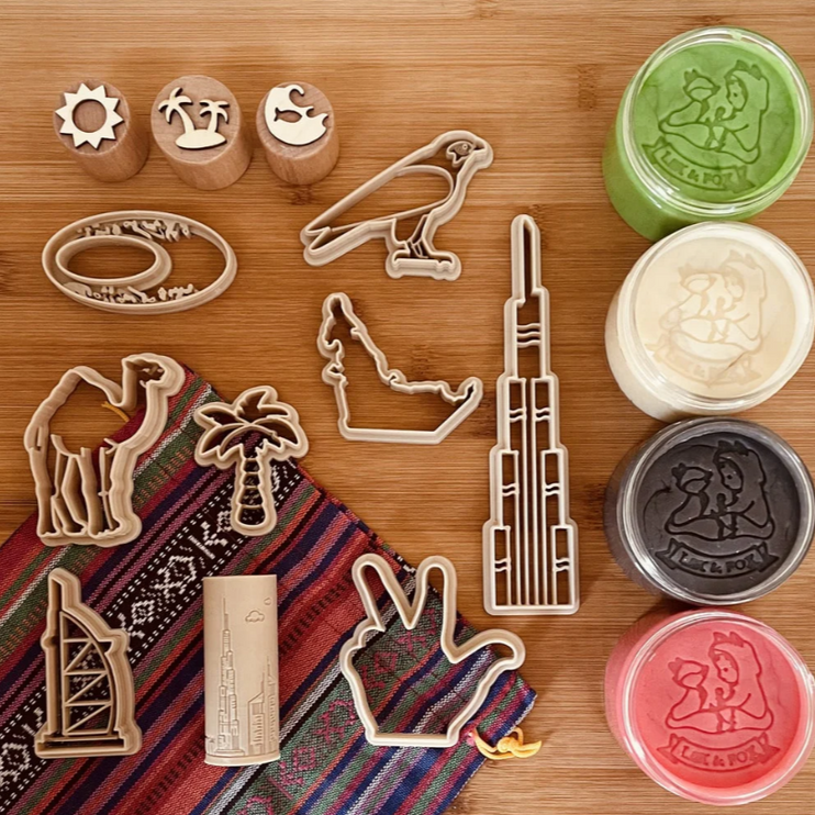 dubai souvenir playdough set 