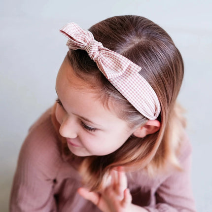 gingham headband