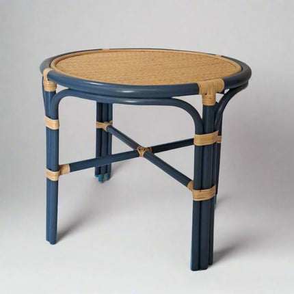 blue kids rattan table