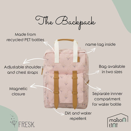 fresk backpack features