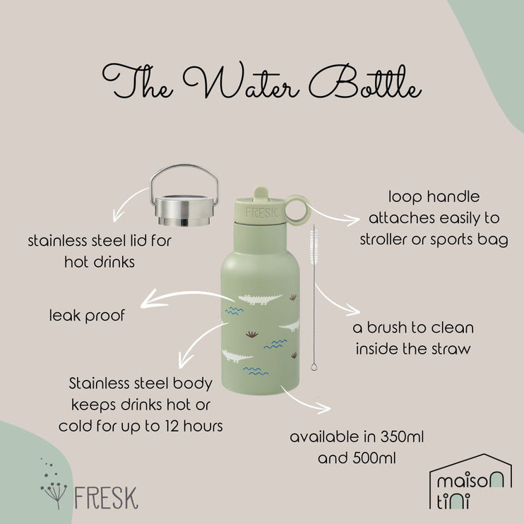 fresk water bottle features