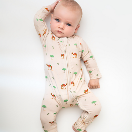 desert camel sleepsuit babies