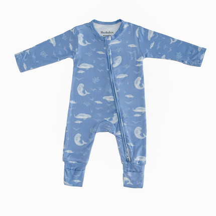 blue zippie dugong print babies