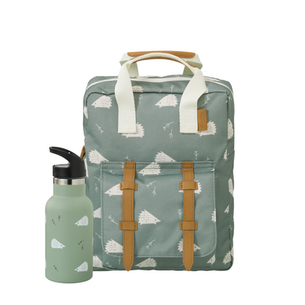 backpack and bottle set