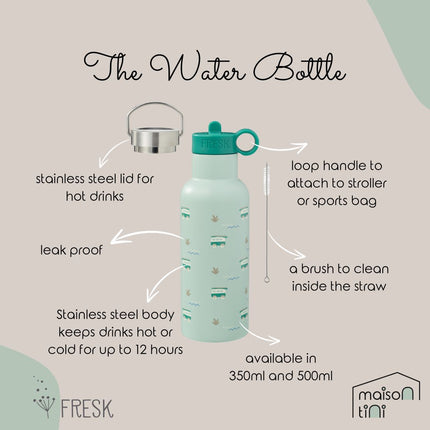 fresk water bottle features