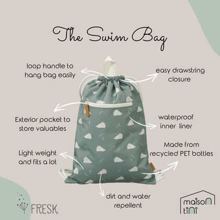 hedgehog swim bag