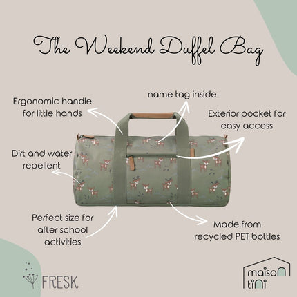 weekend bag features