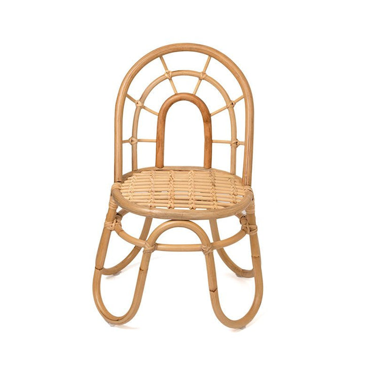 Rainbow rattan chair