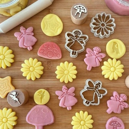 fairy playdough stamps