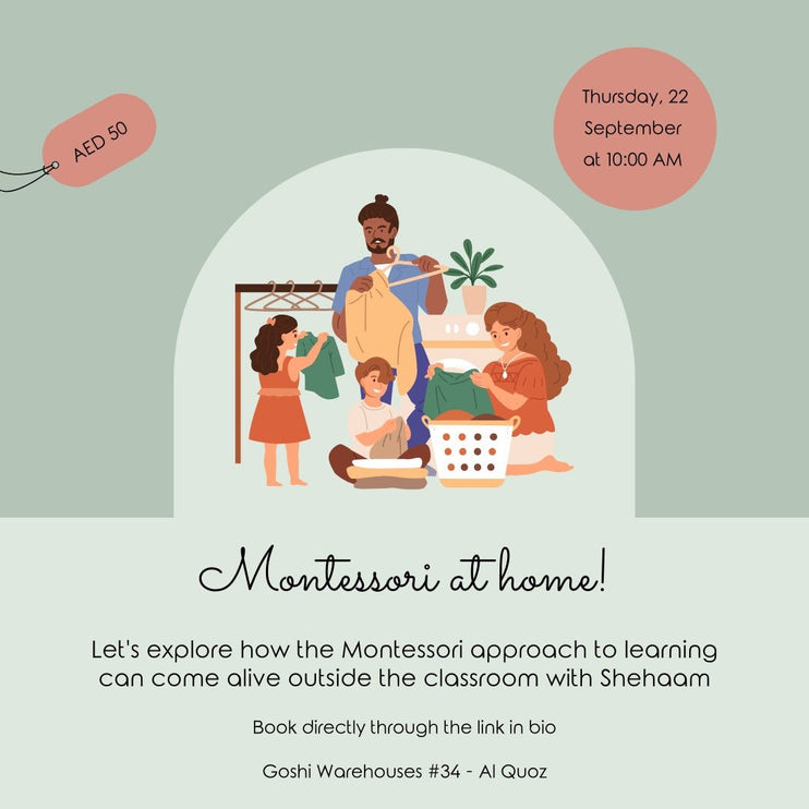 Thurs Sept 22 Montessori at Home with Shehaam