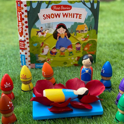 kids toy set and book